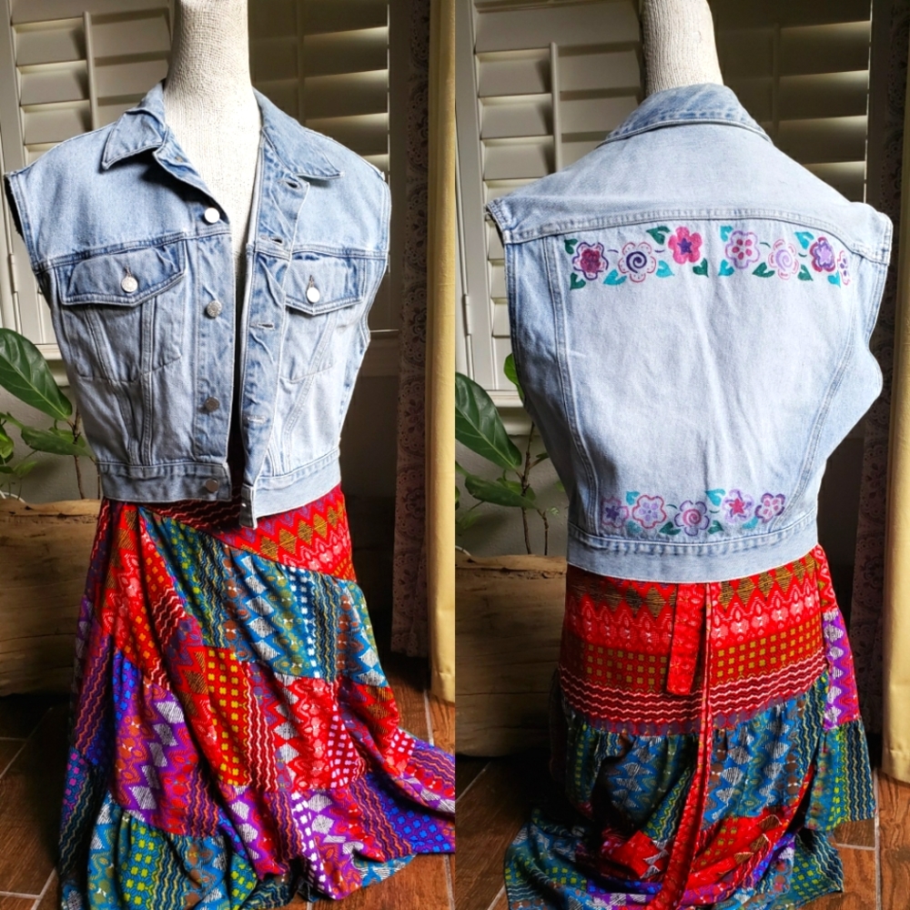 Vintage Guess denim vest